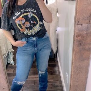 NOBO grey mushroom graphic T-shirt size XXlarge juniors